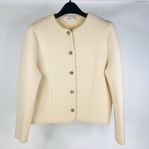 Talbots Cream Wool Sweater